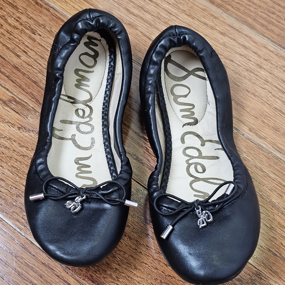 Sam Edelman Felicia‎ Ballet Flats Girls Size 1 Coquette Dance Costume Pageant - Picture 1 of 7